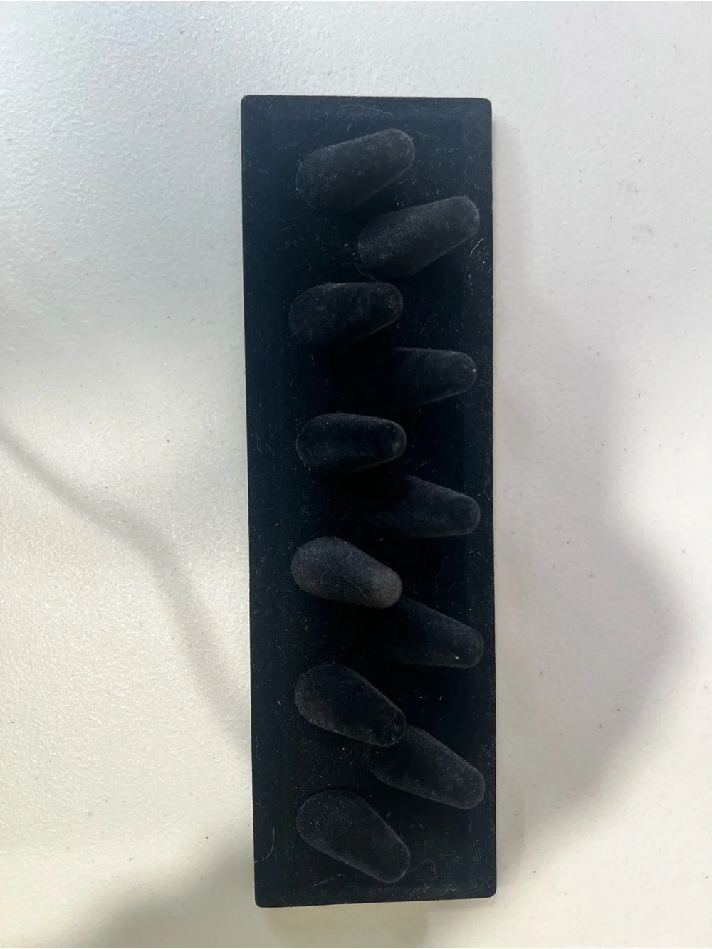 Velvet Ring Display Tray - Black